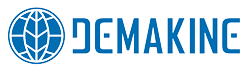 Demakine logo azul
