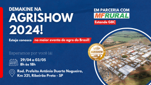 Demakine na Agrishow 2024 - Blog