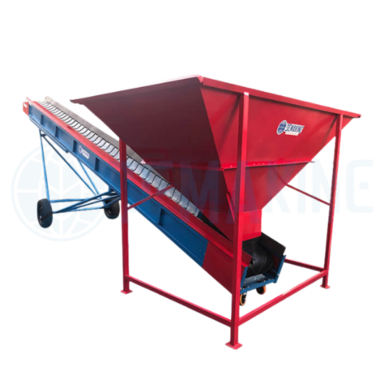 Esteira Transportadora para Cama de Frango (Aviário)